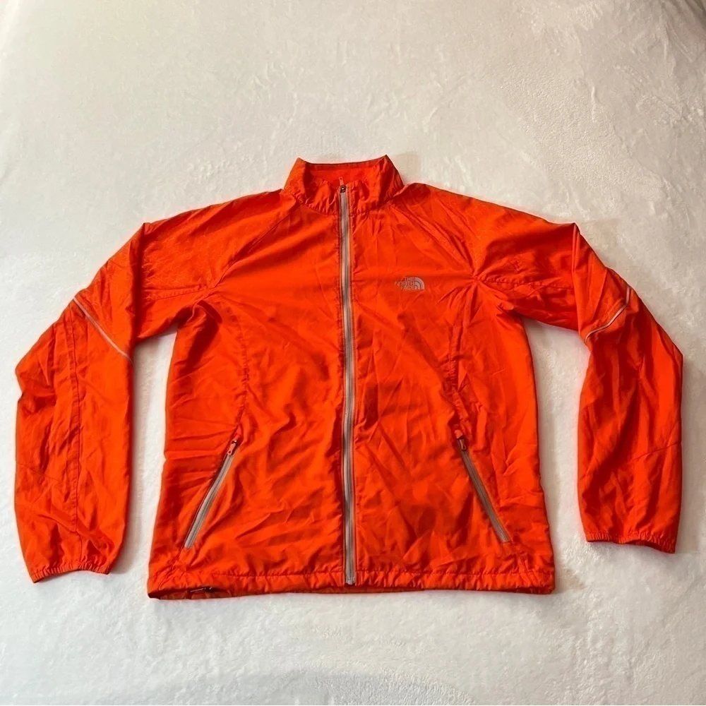The North Face Orange Men’s Hommes Jacket‎ Size Medium